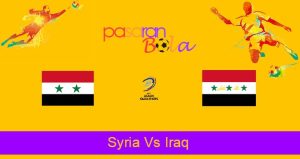 Prediksi Bola Syria Vs Iraq 29 Maret 2022