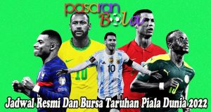 Jadwal Resmi Dan Bursa Taruhan Piala Dunia 2022