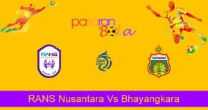 Prediksi Bola RANS Nusantara Vs Bhayangkara 16 Des 2022